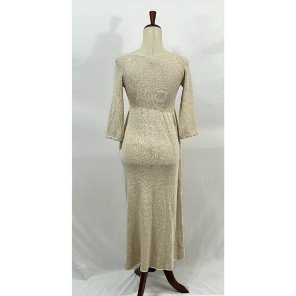 MORPH KNITWEAR Sz XS Soft Knit 100% Silk Midi Saoirse Dress - Picture 8 of 10